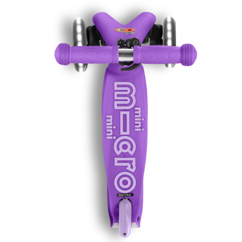 Trottinette 3 Roues Enfant - Mini Micro Deluxe Violet Led