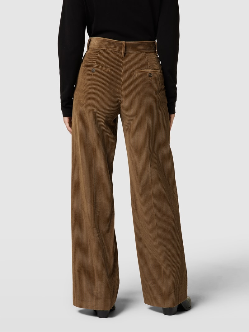 Hose in Cord-Optik Modell 'TANIA' in camel