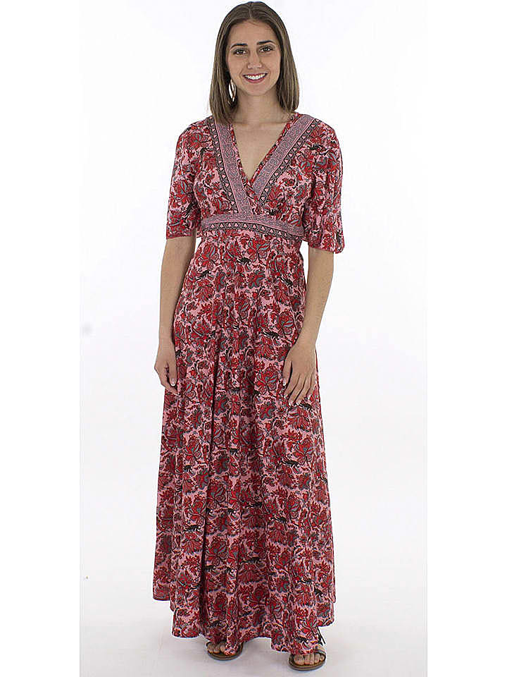 Coline Kleid in Rot/ Pink günstig kaufen S/M