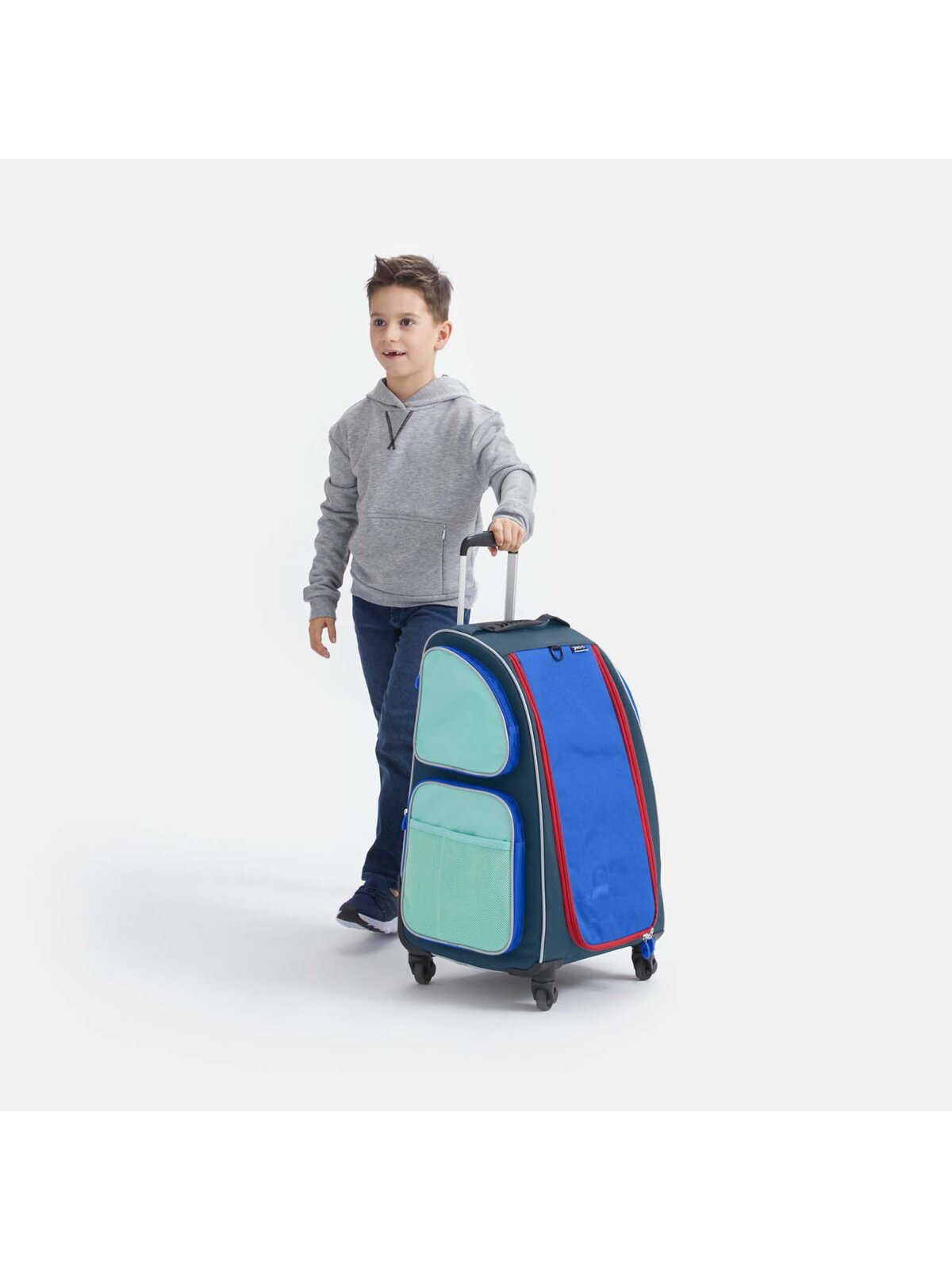 Kinder-Schranktrolley mit 4 Rollen