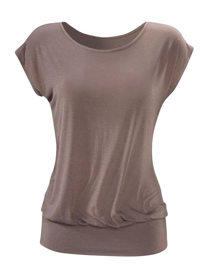 LASCANA LASCANA Shirt in taupe günstig kaufen