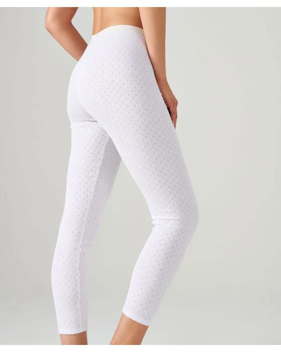 Caleçon long, maille fantaisie Thermolactyl