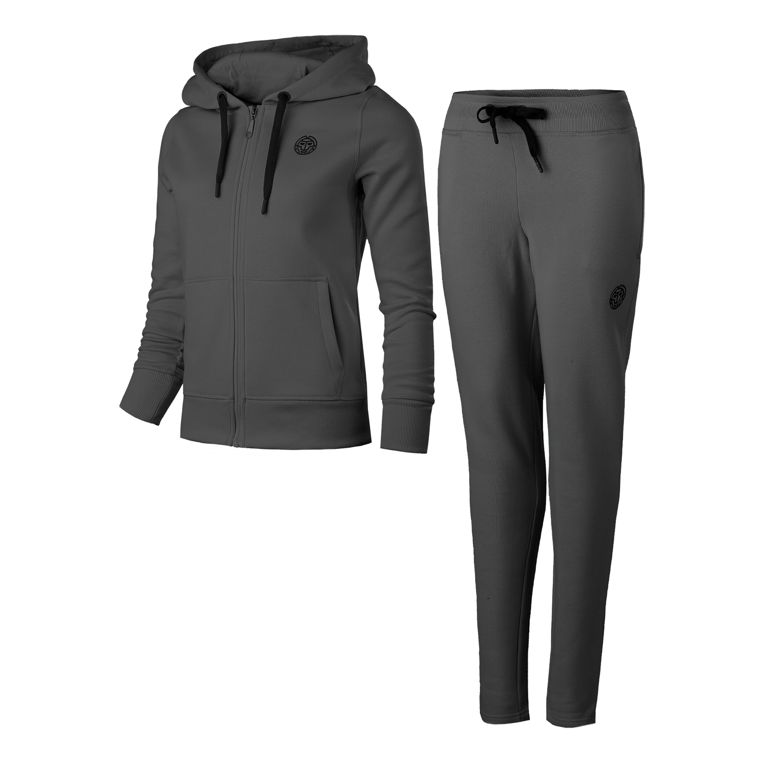 Dalila Basic Tracksuit Trainingsanzug Damen - Dunkelgrau
