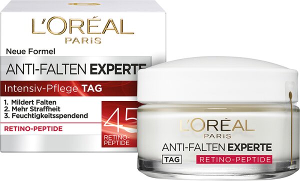 L'Oréal Paris Anti-Falten Experte Intensiv-Pflege Tag Retino-Peptide 45+ Gesichtscreme
