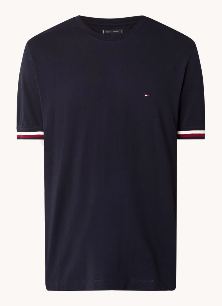 Tricou Tommy Hilfiger din bumbac piqué cu logo