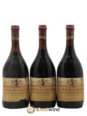 Châteauneuf-du-Pape Château de La Gardine Famille Brunel  1972 - Lot de 3 Bouteilles