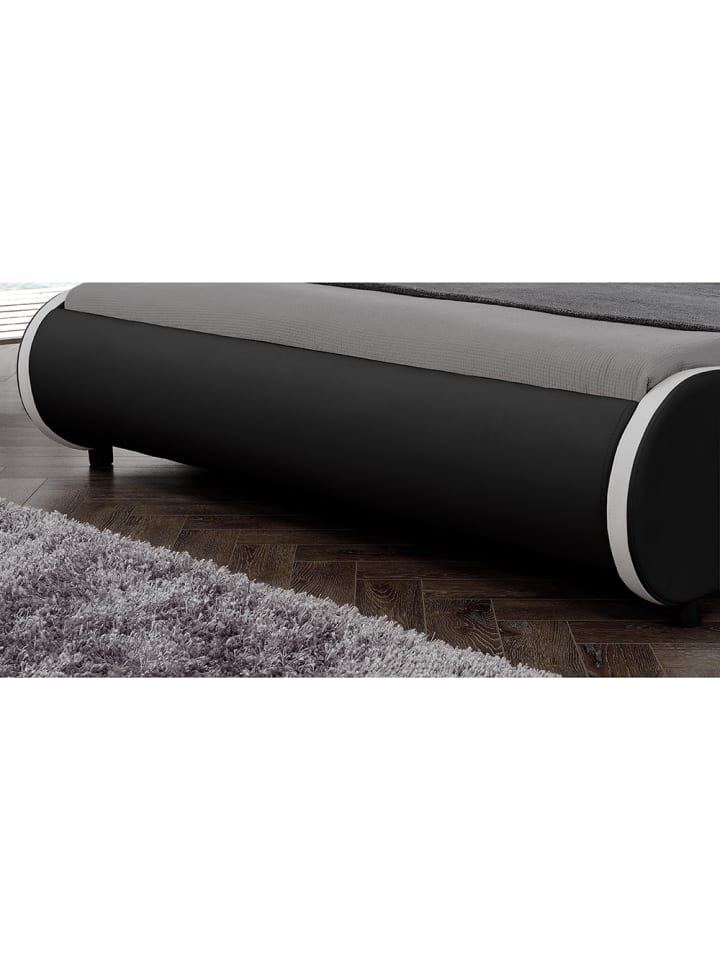 Corium Corium LED Valencia Polsterbett  in Schwarz (B)140cm günstig kaufen onesize