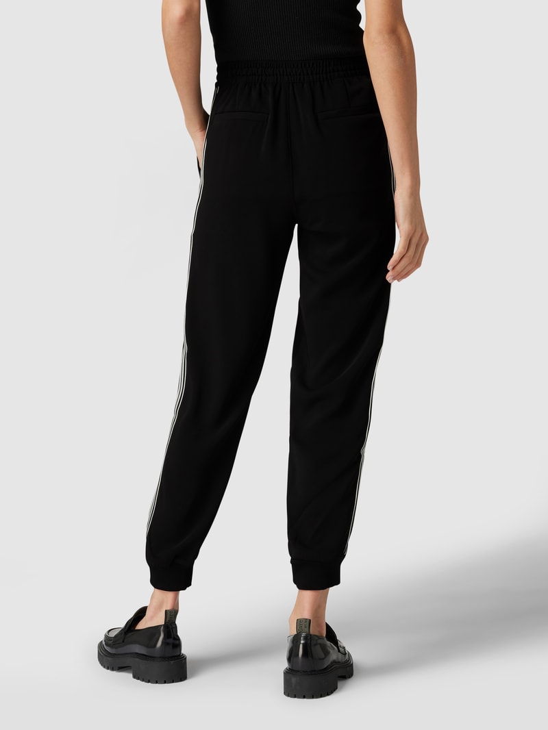 Sweatpants mit Kontraststreifen in schwarz