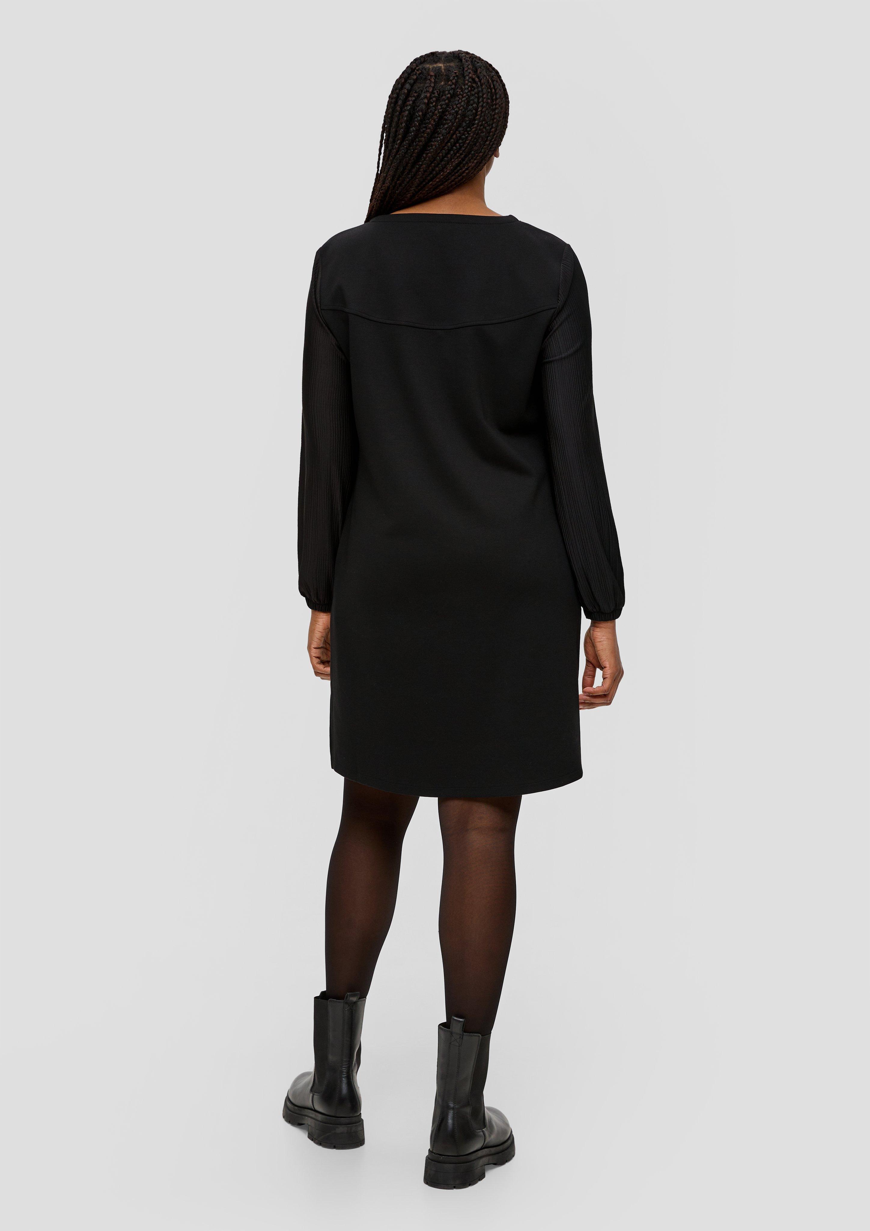 Kleid mit Plisseeärmeln  2138921-9999