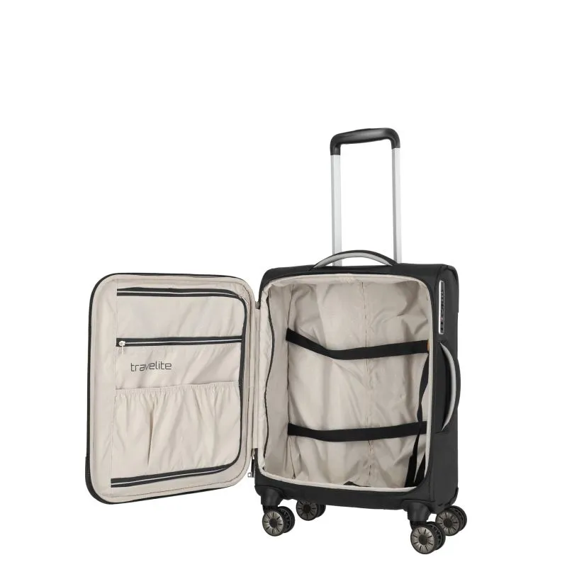 Travelite MIIGO 4w Trolley S, Nachtschwarz