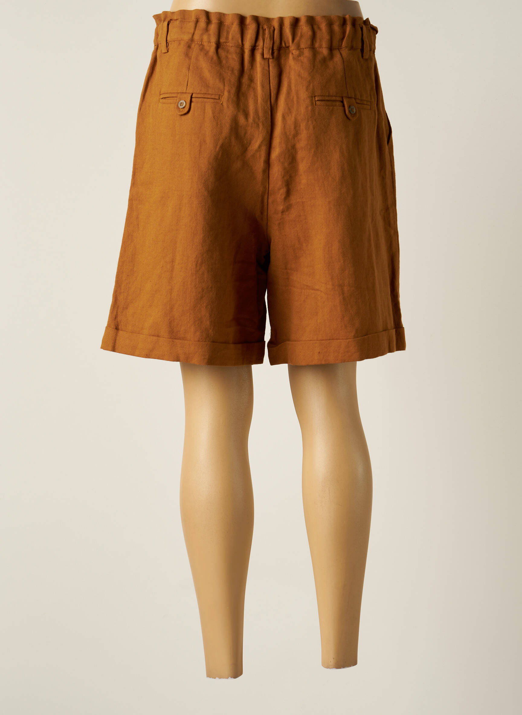 Day Off Bermudas Femme couleur marron