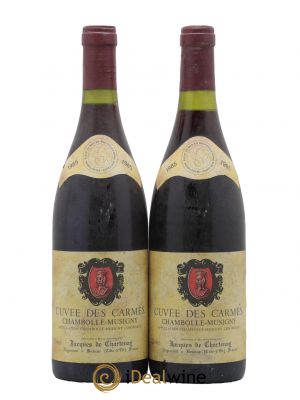 Chambolle-Musigny Cuvee Des Carmes Jacques De Chartenay 1985 - Lot de 2 Bouteilles