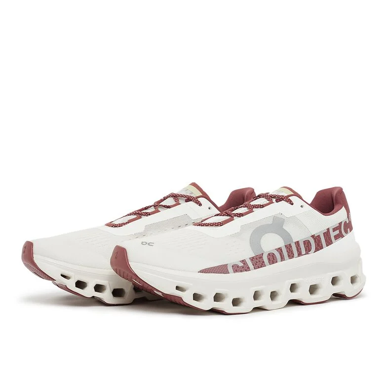ON Cloudmonster ivory/ruby