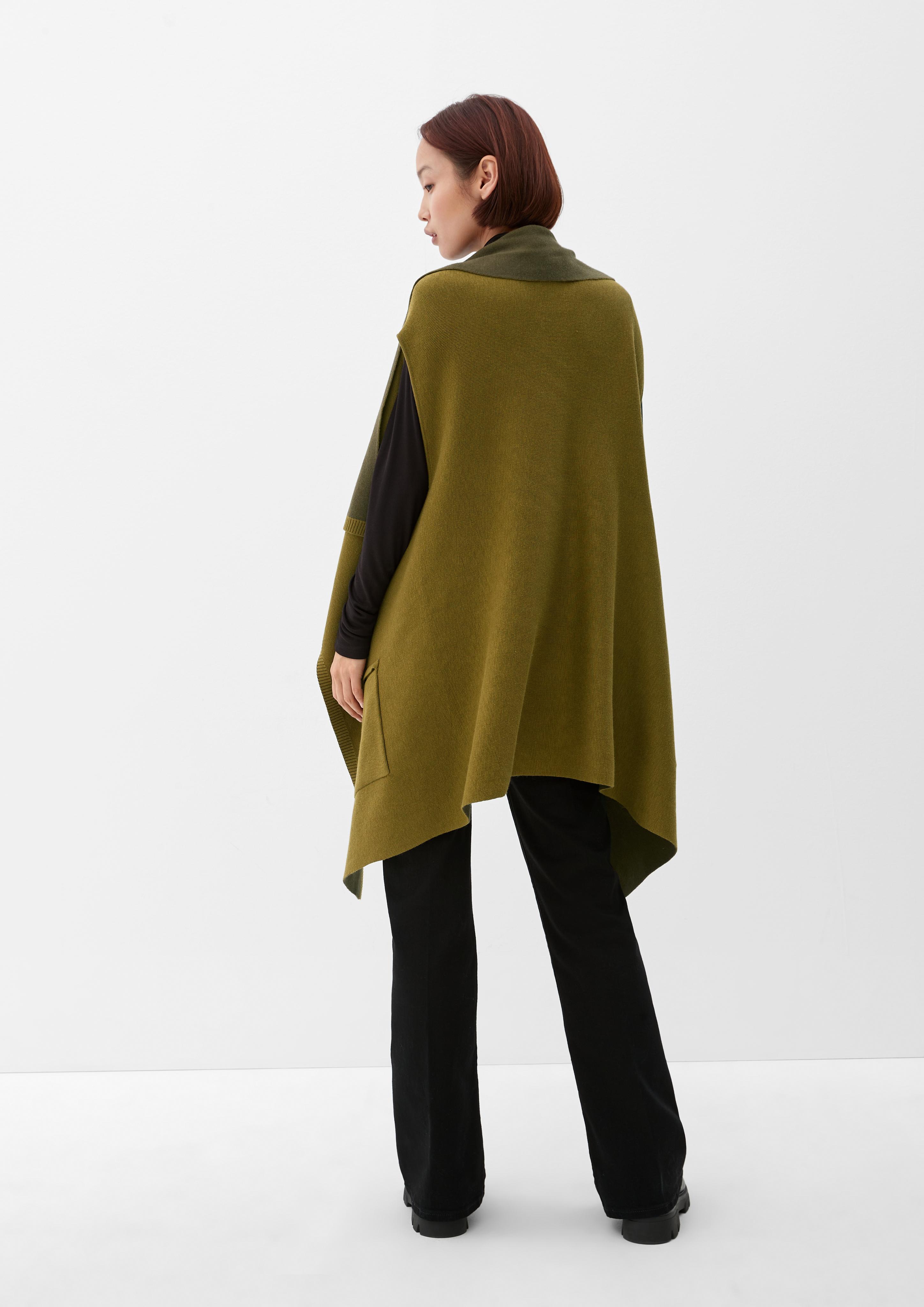 Poncho aus Viskosemix  2121426-7734