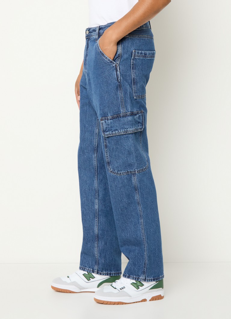 Jeansy Levi's 568 z szerokimi nogawkami, ciemne spranie
