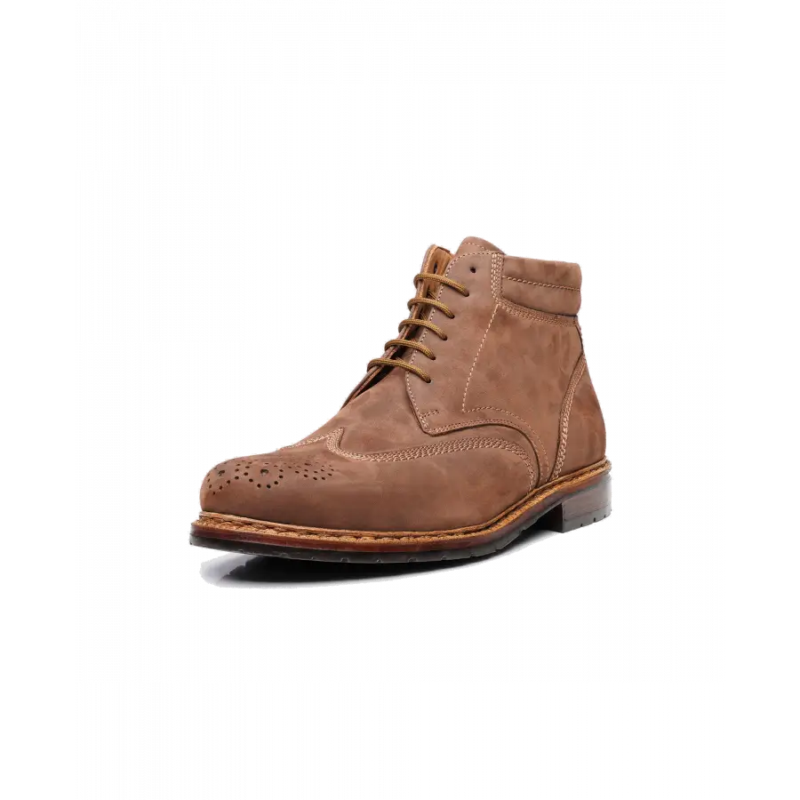Heinrich Dinkelacker - Stiefeletten JANOSCH K FULL-BROGUE M Nubukleder - braun