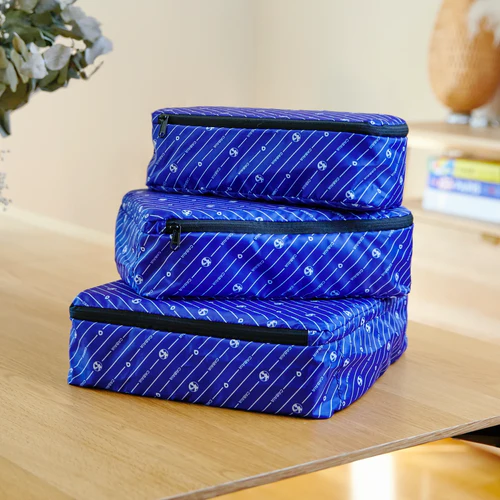 Medium blue suitcase organizer