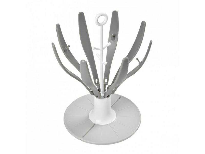 Egoutte biberon pliable Flower grey