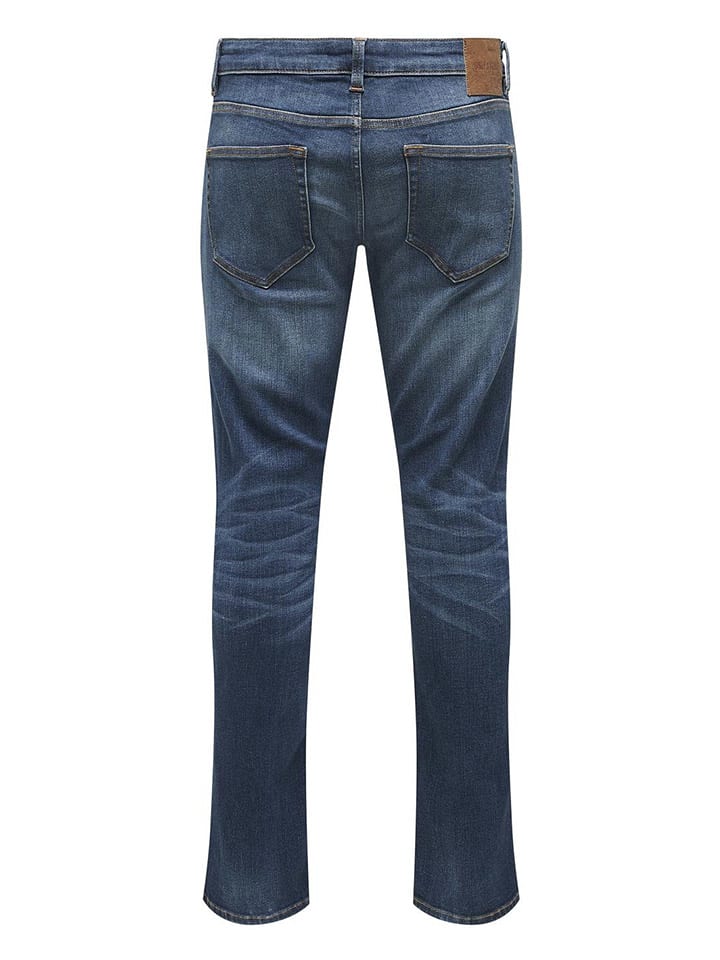 ONLY & SONS Jeans - Slim fit - in Dunkelblau günstig kaufen