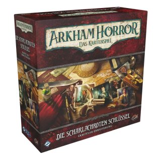 Arkham Horror: Das Kartenspiel – Die scharlachroten Schlüssel (Ermittler-Erweiterung) (DE)