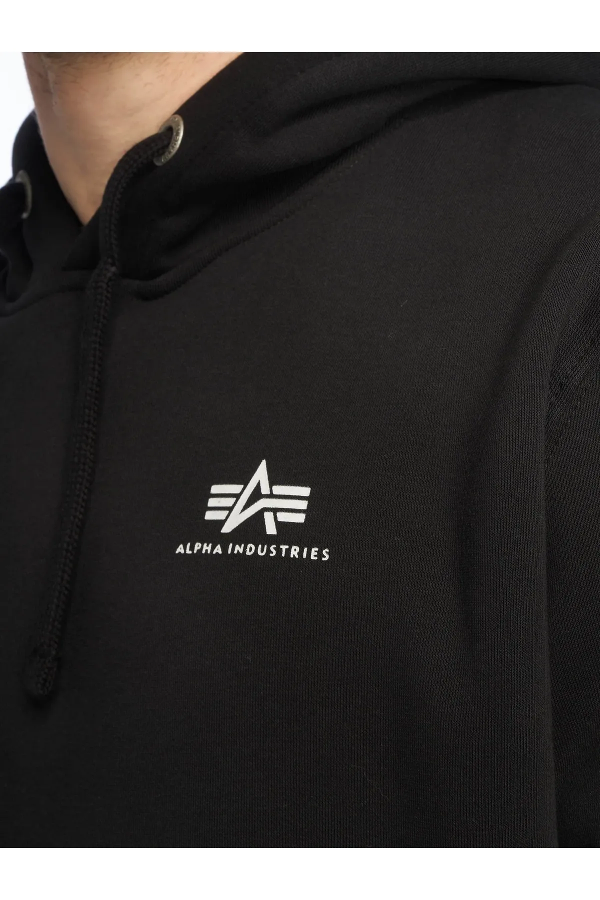 Alpha Industries  Herren Alpha Industries Basic Klein Logo Hoody