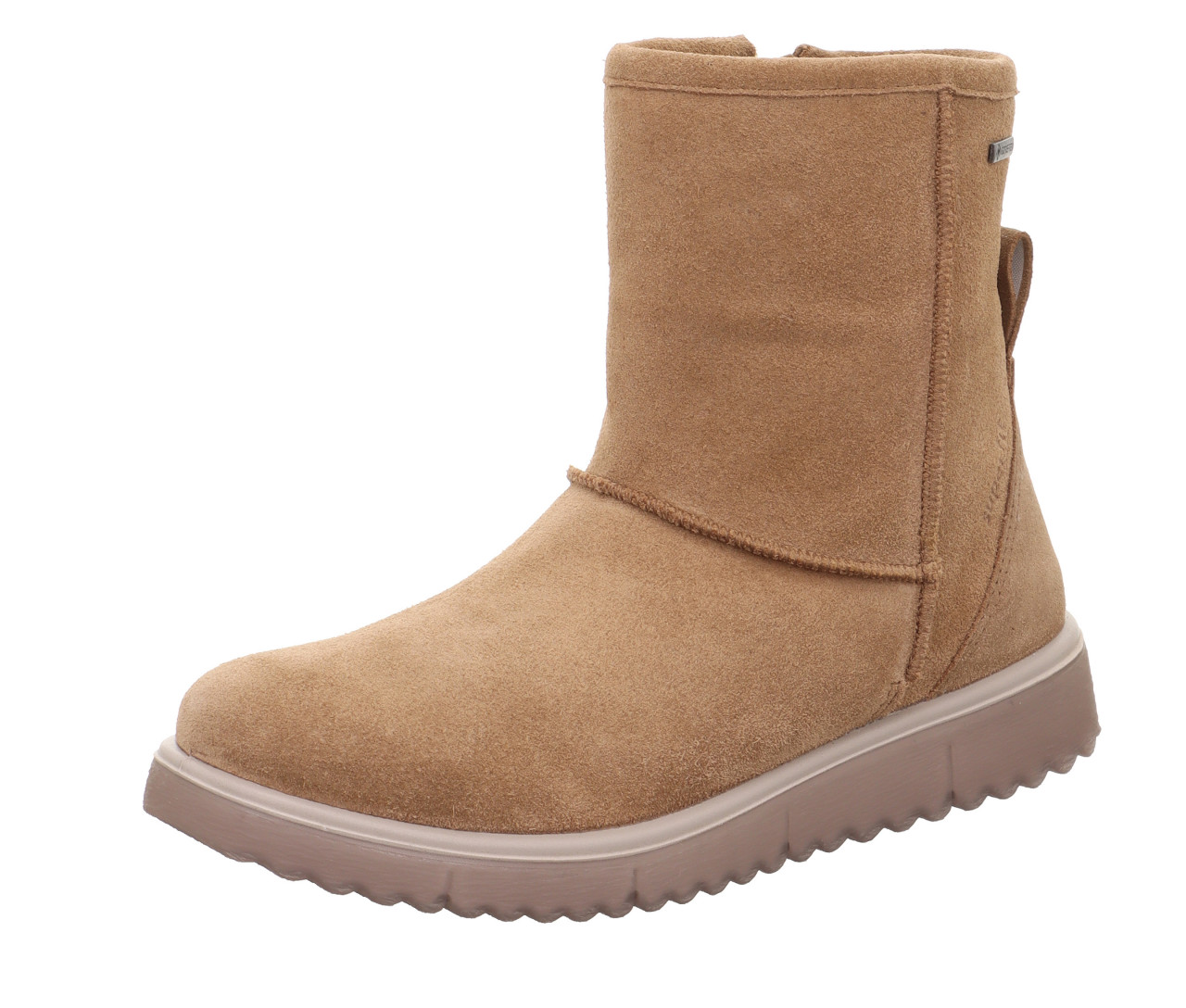 LORA - Braun Stiefel mit Reißverschluss
