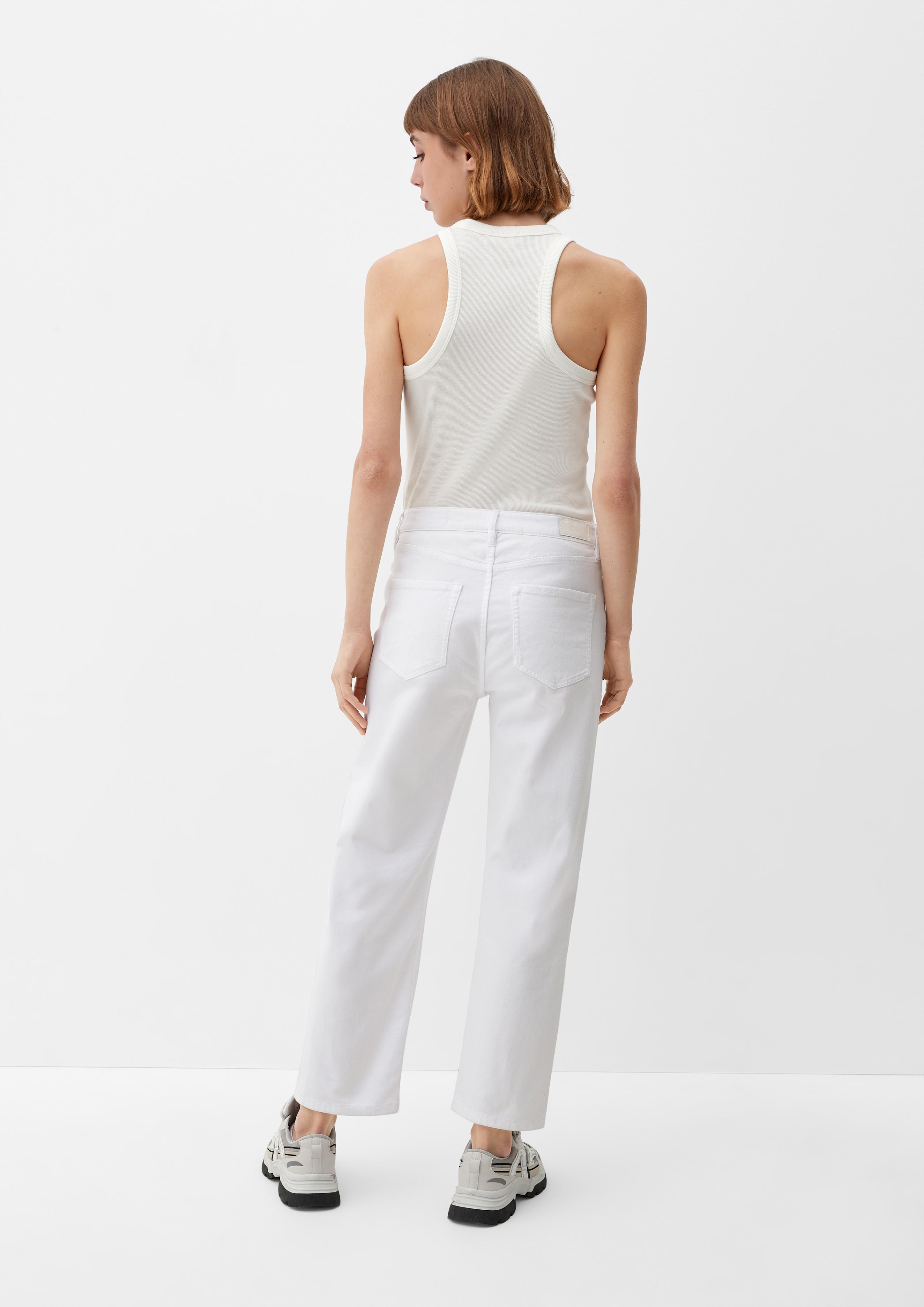 Cropped-Jeans Karolin / Regular Fit / High Rise / Straight Leg   2127687-01Z8