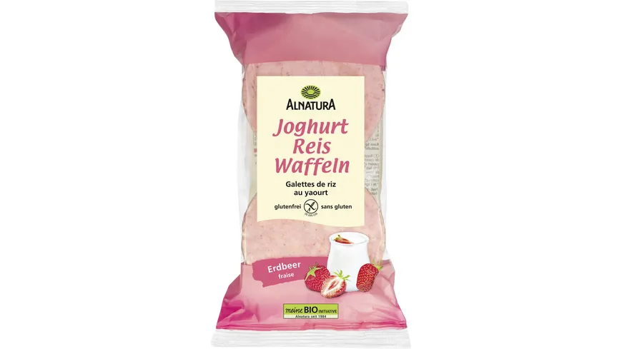 Alnatura Bio Reiswaffeln Joghurt Erdbeer 100 g