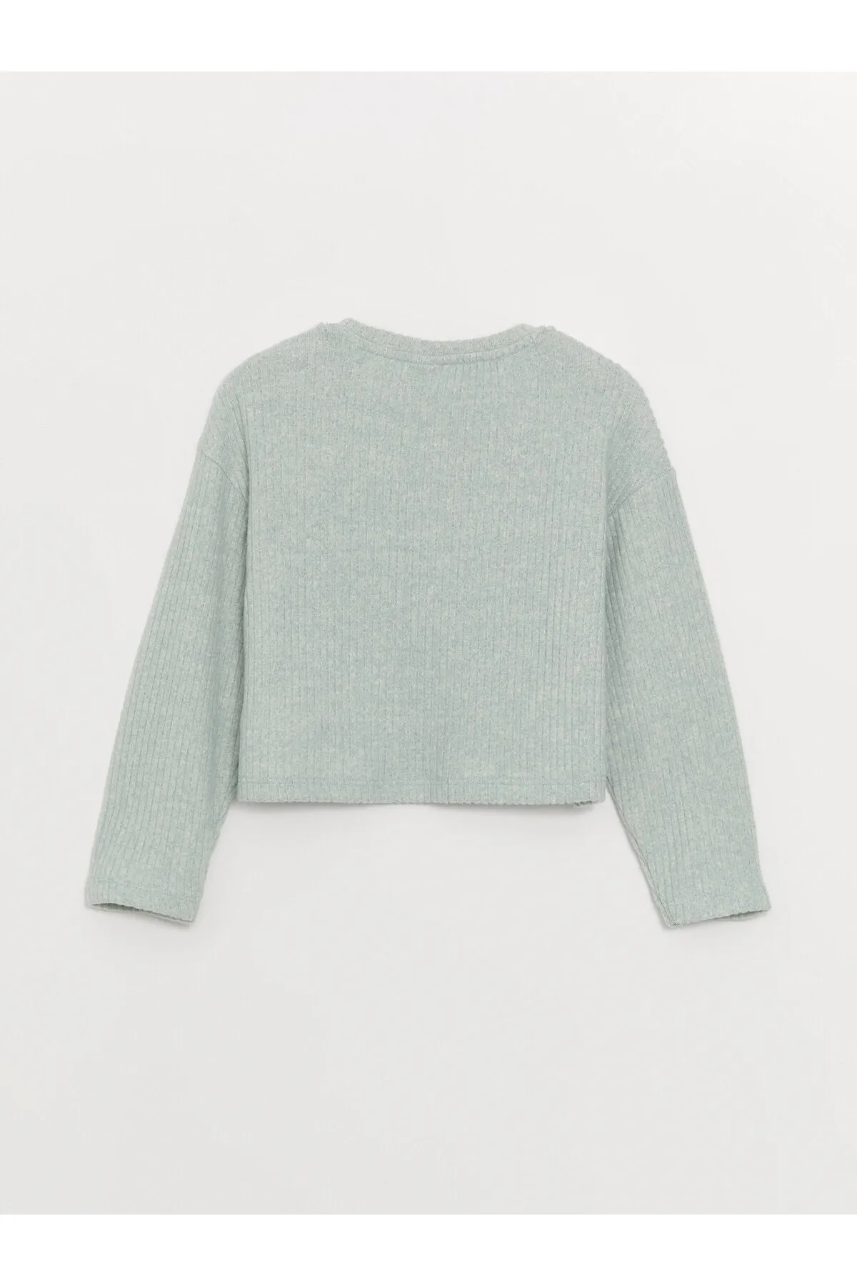 LC Waikiki  Basic-T-Shirt und Hose für Mädchen mit langen Ärmeln und Rundhalsausschnitt