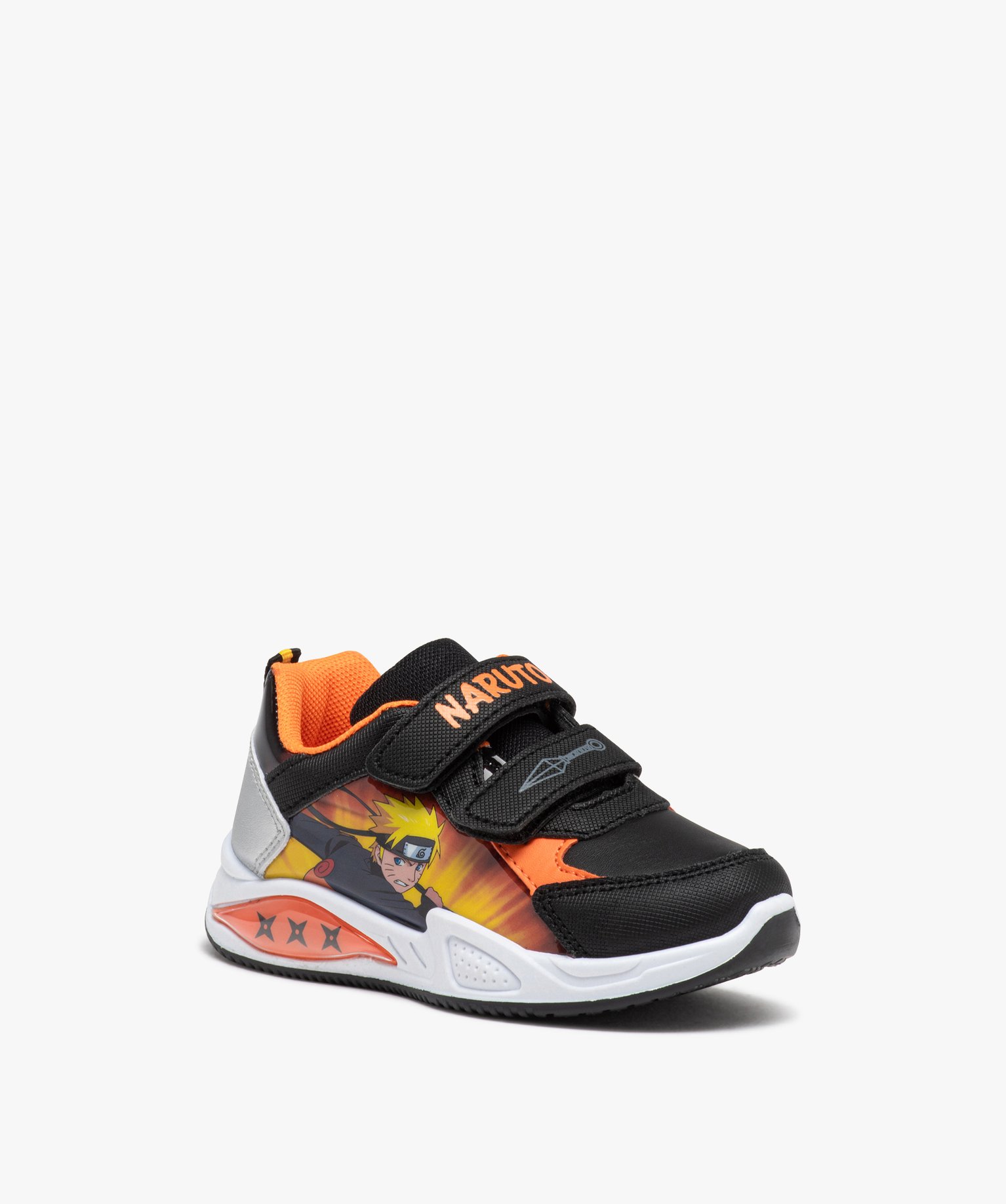 Baskets Garçon imprimées à double scratch - Naruto noir | GEMO