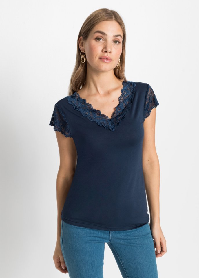 Spitzen-Shirt