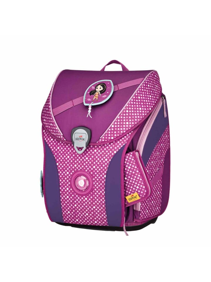 DerDieDas DerDieDas ErgoFlex Max Schulranzenset 5-teilig Purple Dots günstig kaufen onesize
