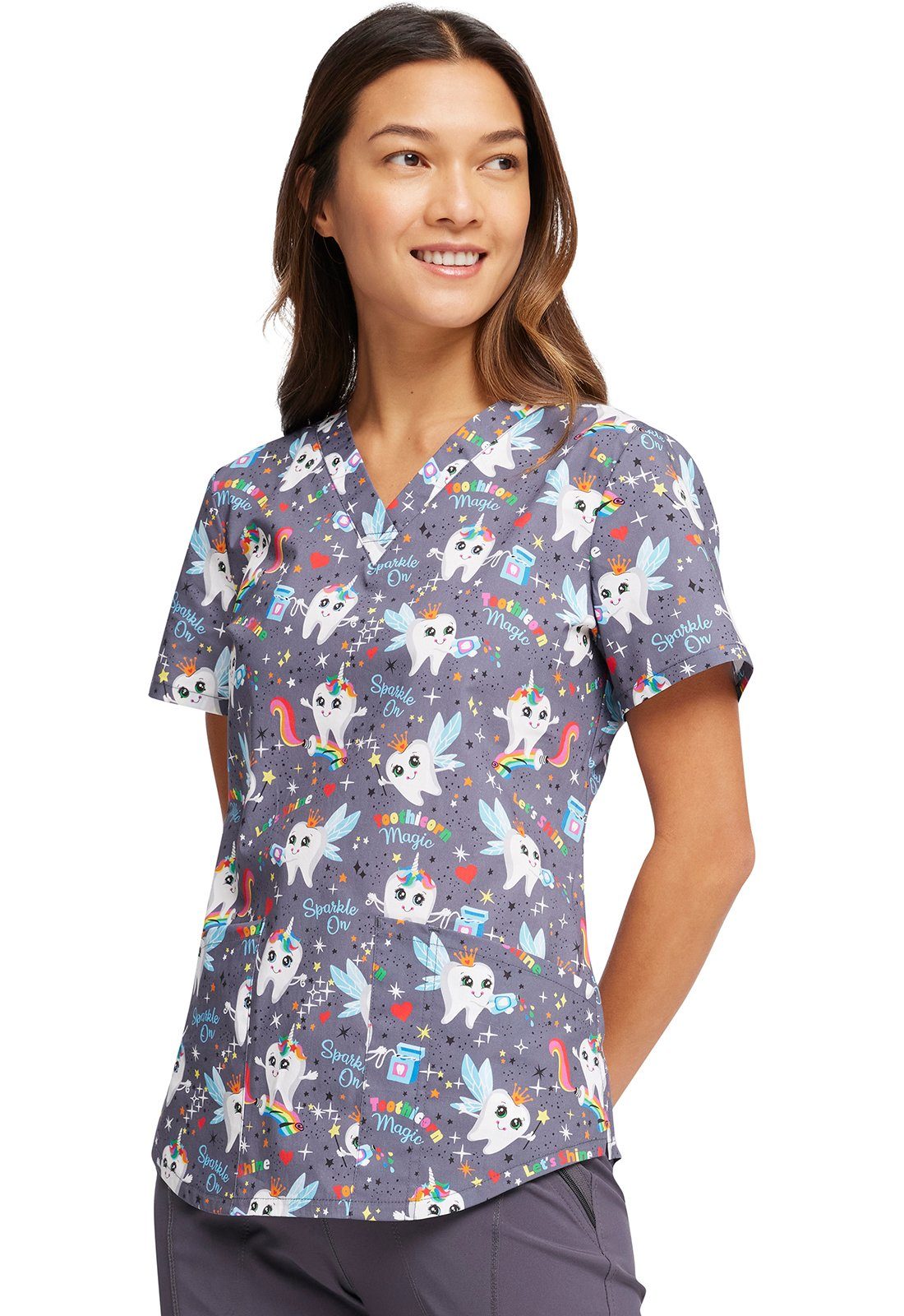 Cherokee Funktionsbluse Bunt bedruckter Damen Kasack 
