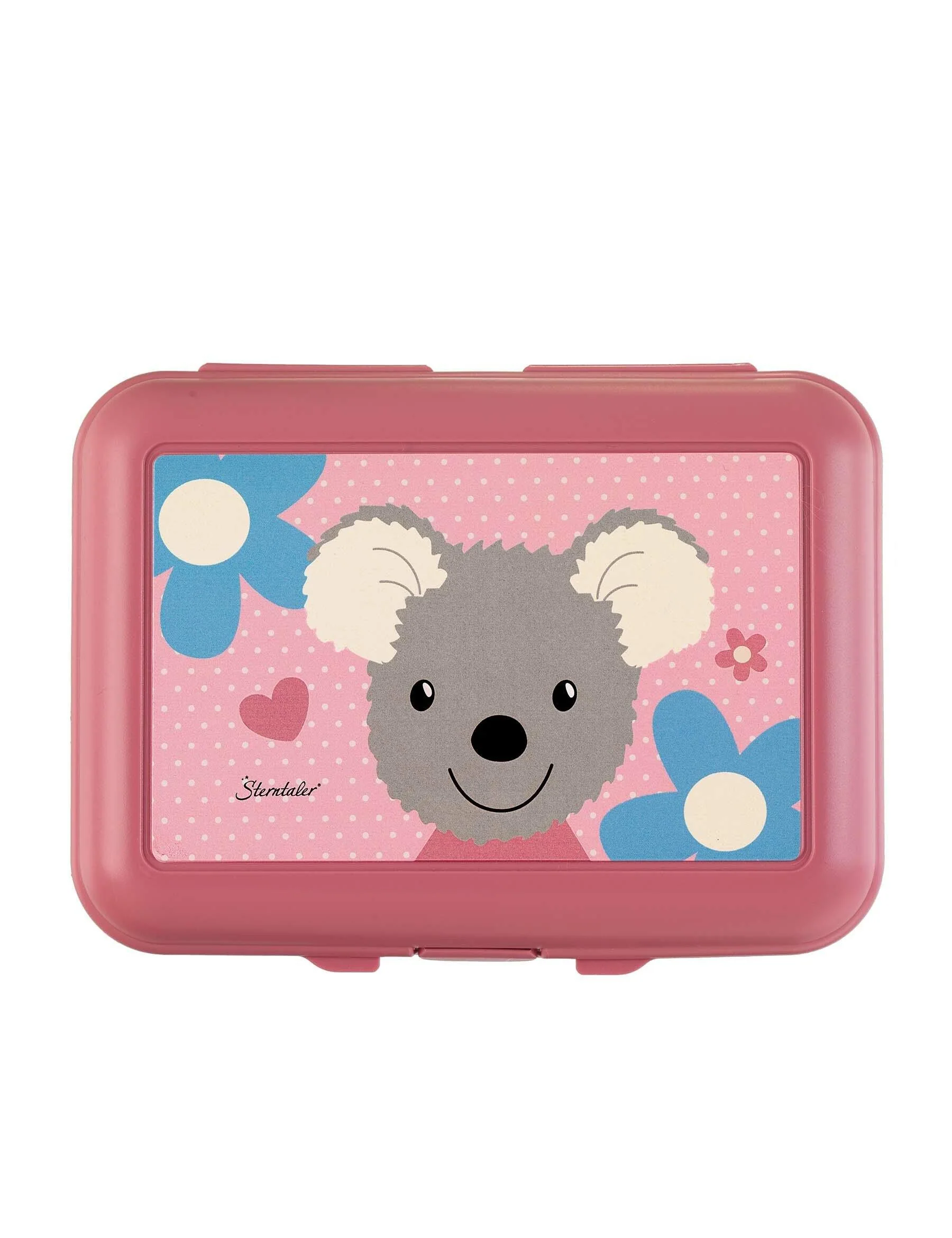 Brotdose Maus Mabel in Rosa, 19 x 14 x 7,5 cm