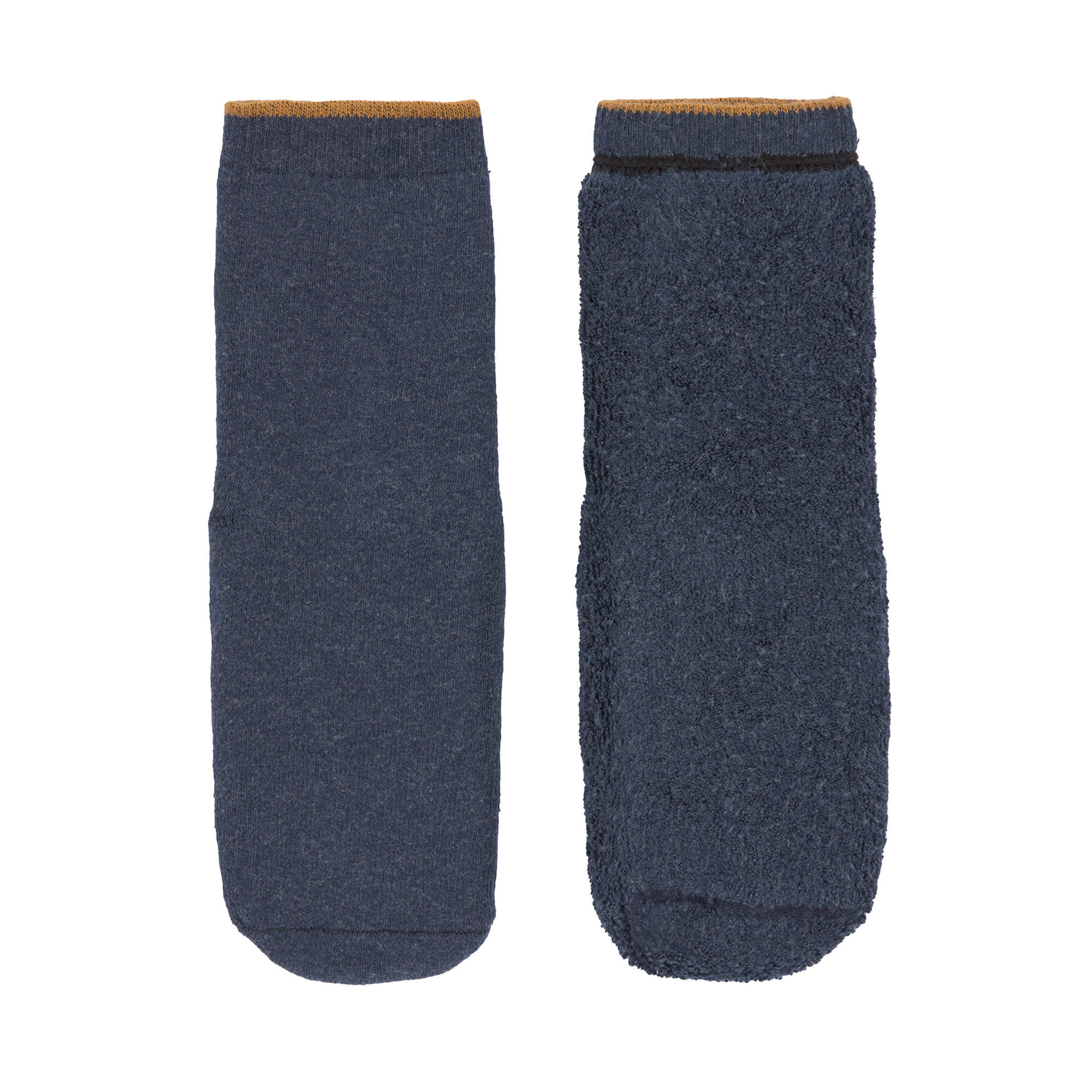 Kinder Antirutsch-Socken (2er-Set), Blau Grau