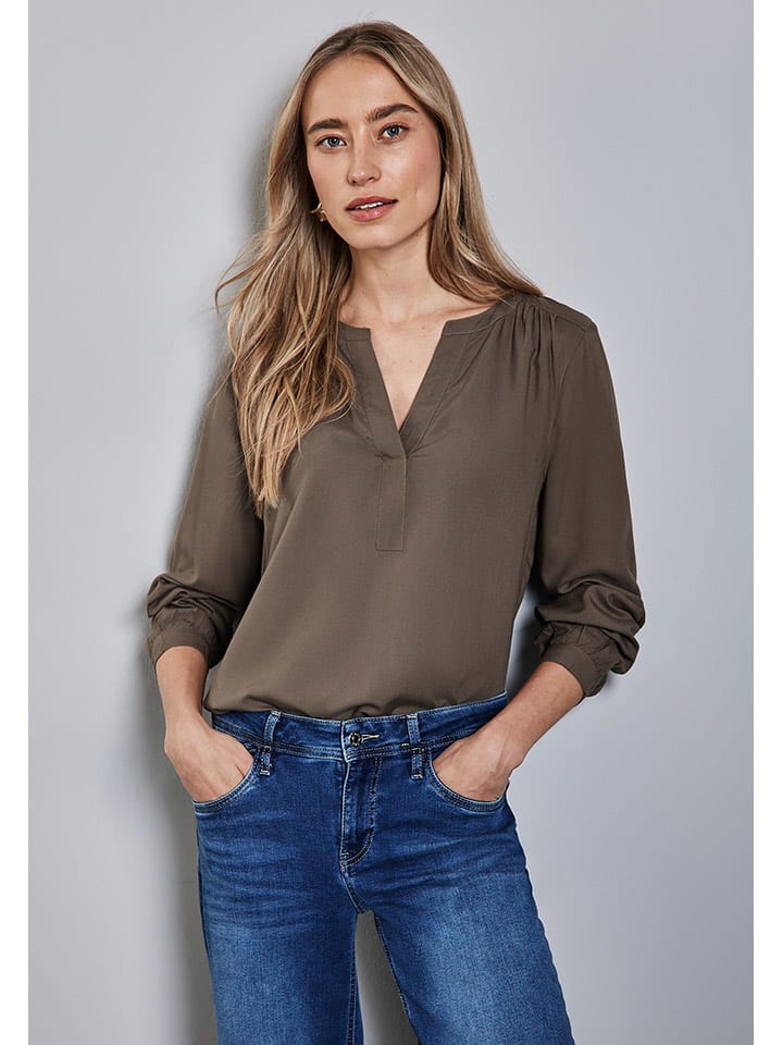 Street One Bluse in Braun günstig kaufen