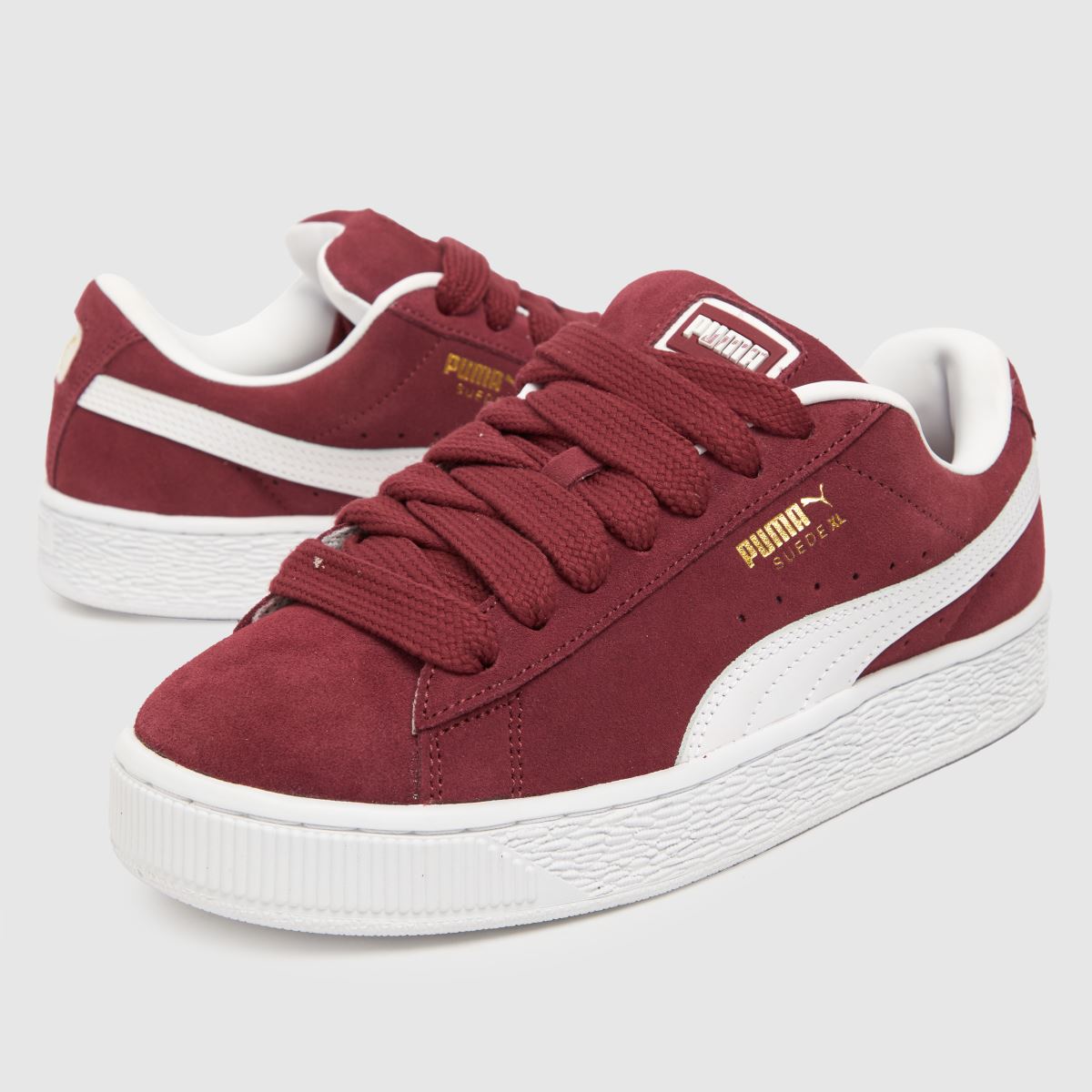 PUMA Suede XL sportcipő bordó színben