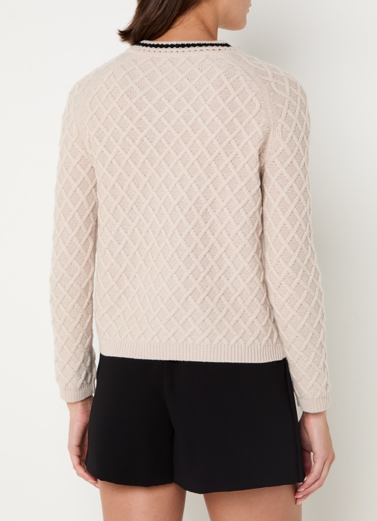 Gilet en grosse maille de cachemire mélangé MaxMara Baviera