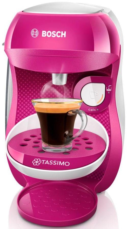 TASSIMO Kapselmaschine HAPPY TAS1001, 1400 W, vollautomatisch, geeignet für alle Tassen, platzsparend