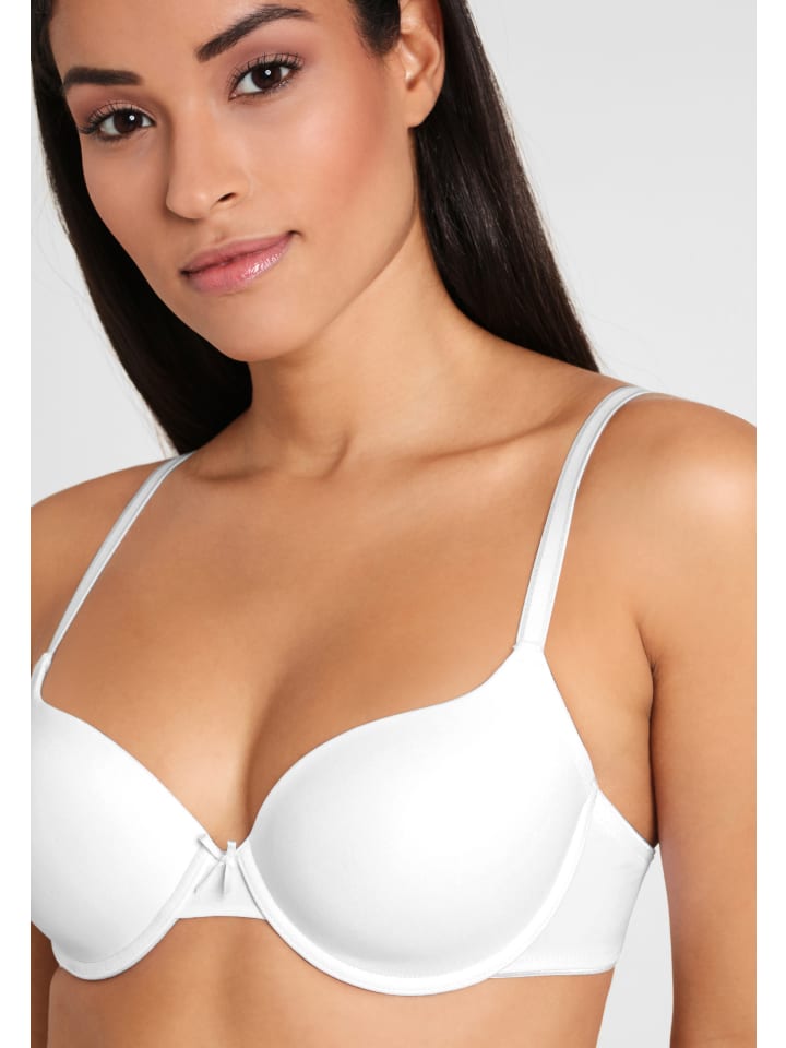 LASCANA LASCANA Schalen-BH »Ela - »perfect basic«« in weiß günstig kaufen