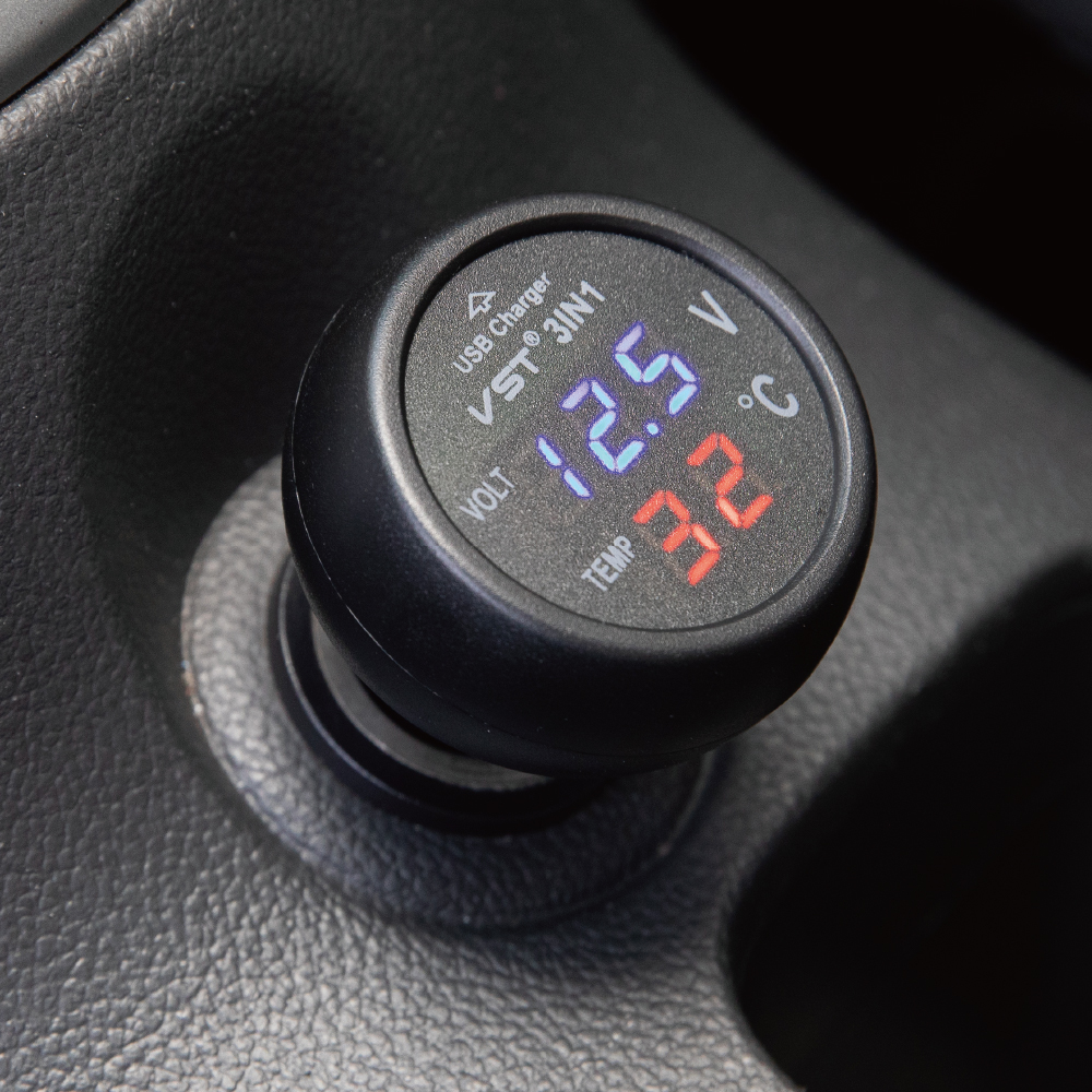 3 in 1 Gerät von Norauto inkl. Batterietester, Thermometer und USB, 12/24V - ATU