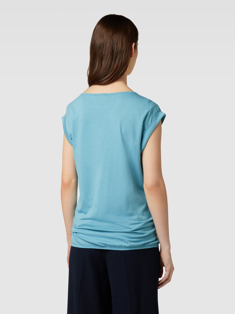 T-Shirt mit Fledermausärmeln in lagune