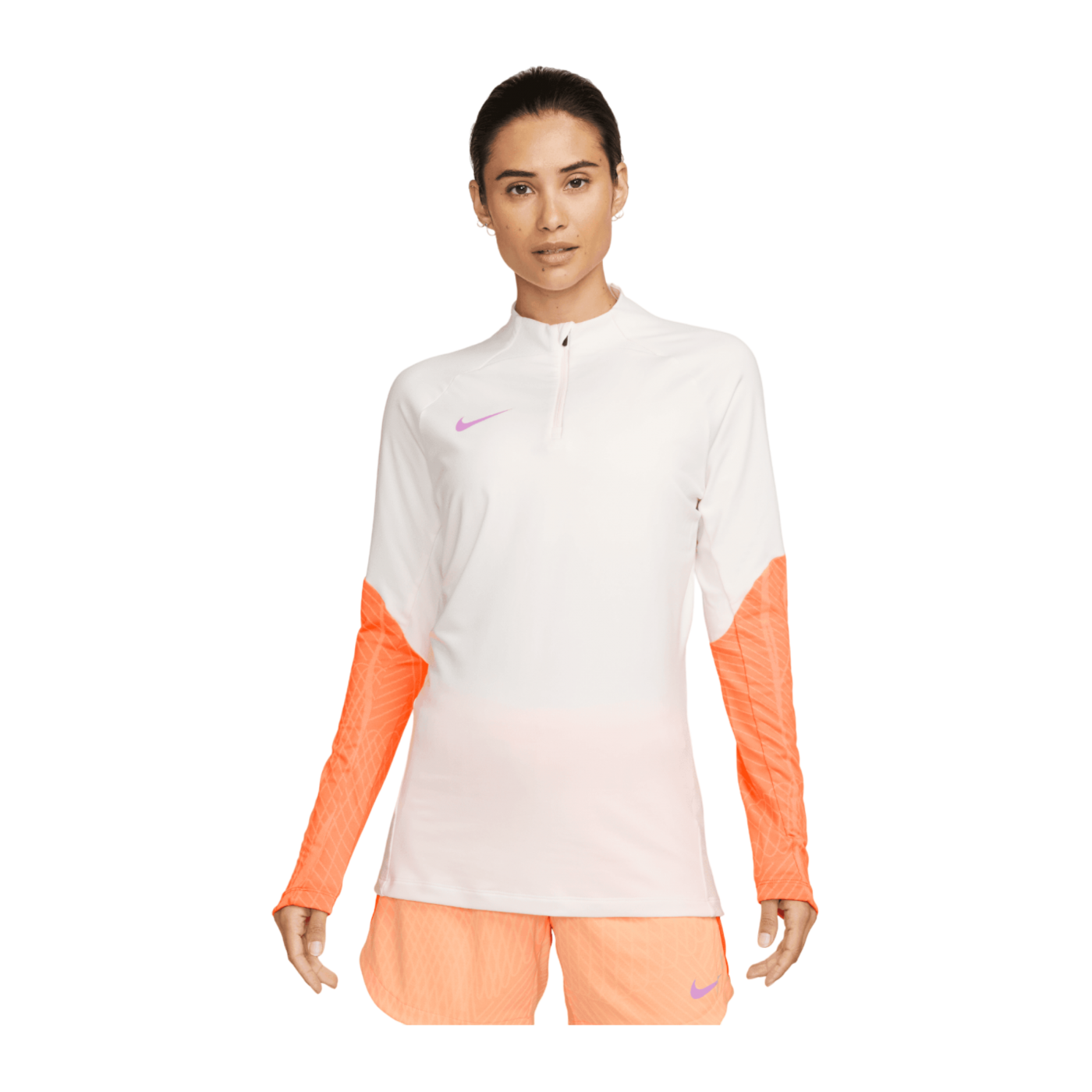 Nike Strike Sweatshirt Damen Beige Orange Lila F133