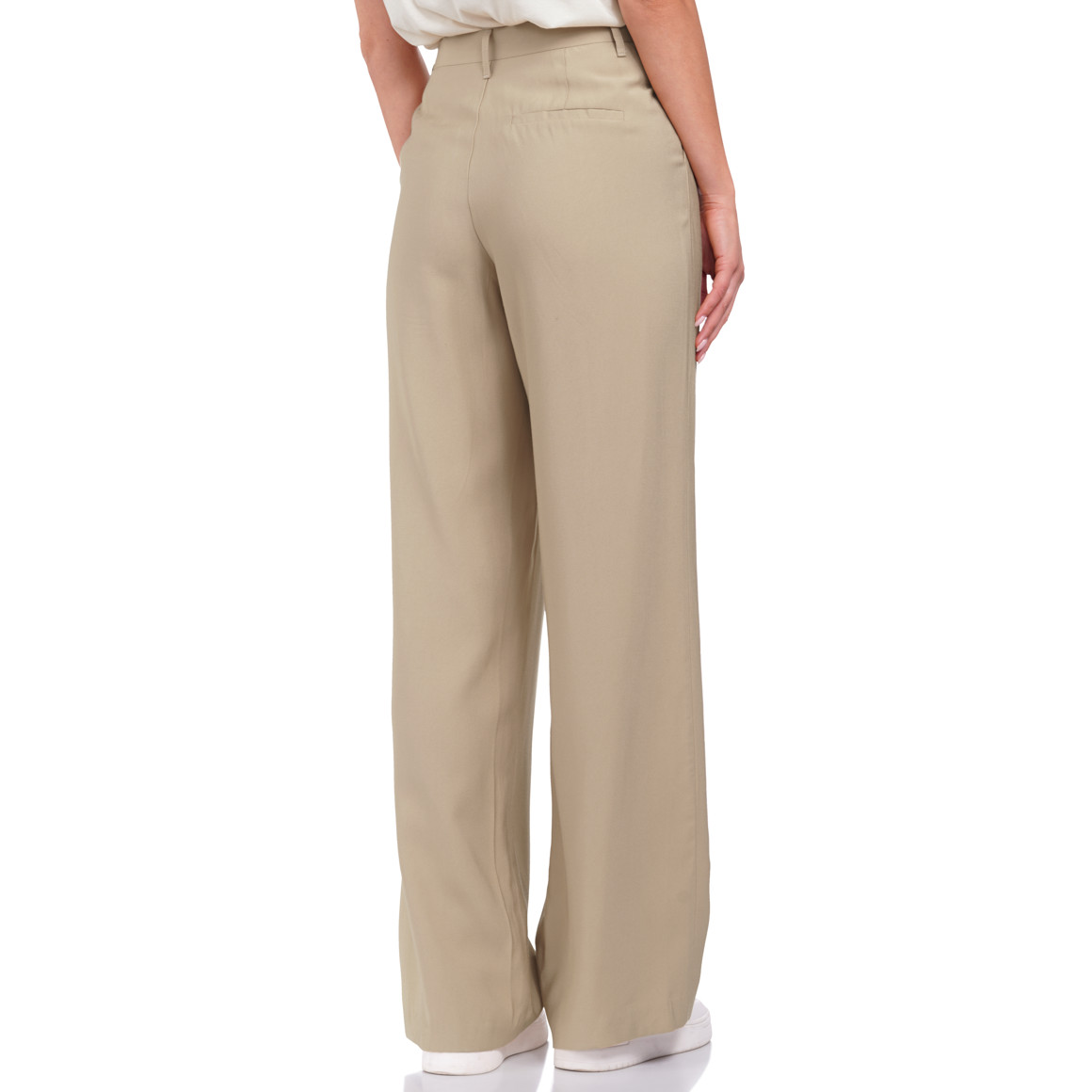 Damen Straight-Hose mit Bundfalte