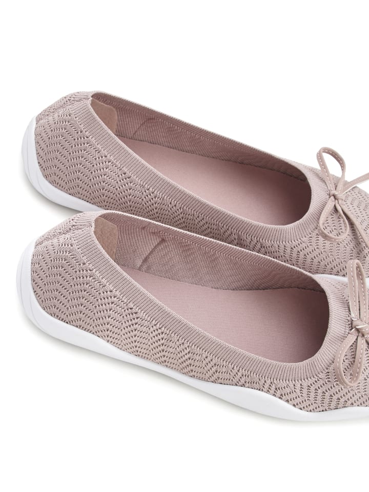 LASCANA Sneaker Ballerinas in rosé günstig kaufen