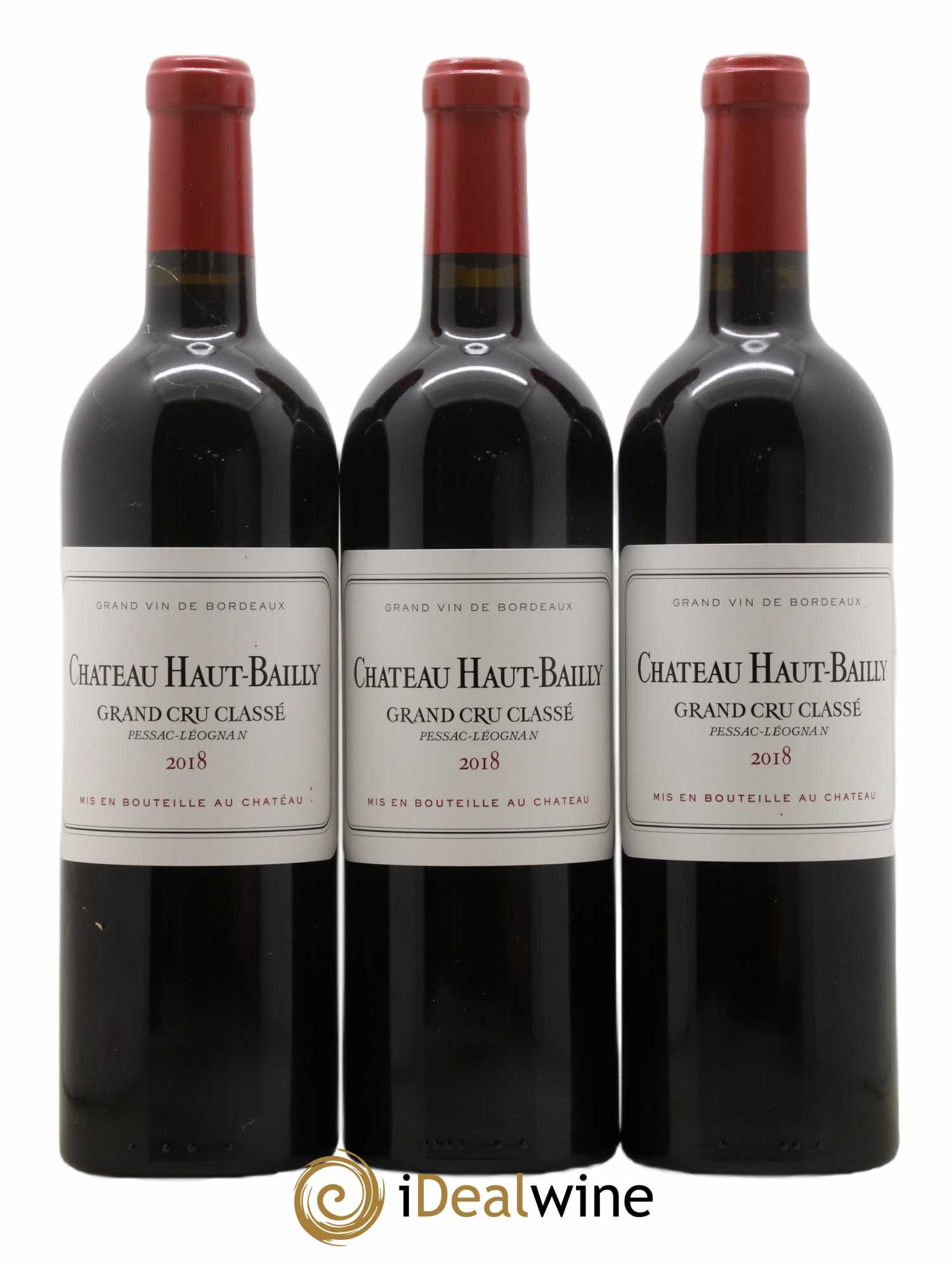 Château Haut-Bailly Cru Classé de Graves  2018 - Lot de 6 Bouteilles