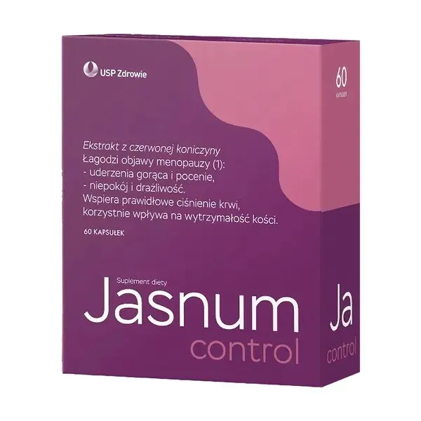 Jasnum Control, Συμπλήρωμα Διατροφής για Συμπτώματα Εμμηνόπαυσης, Κάψουλες