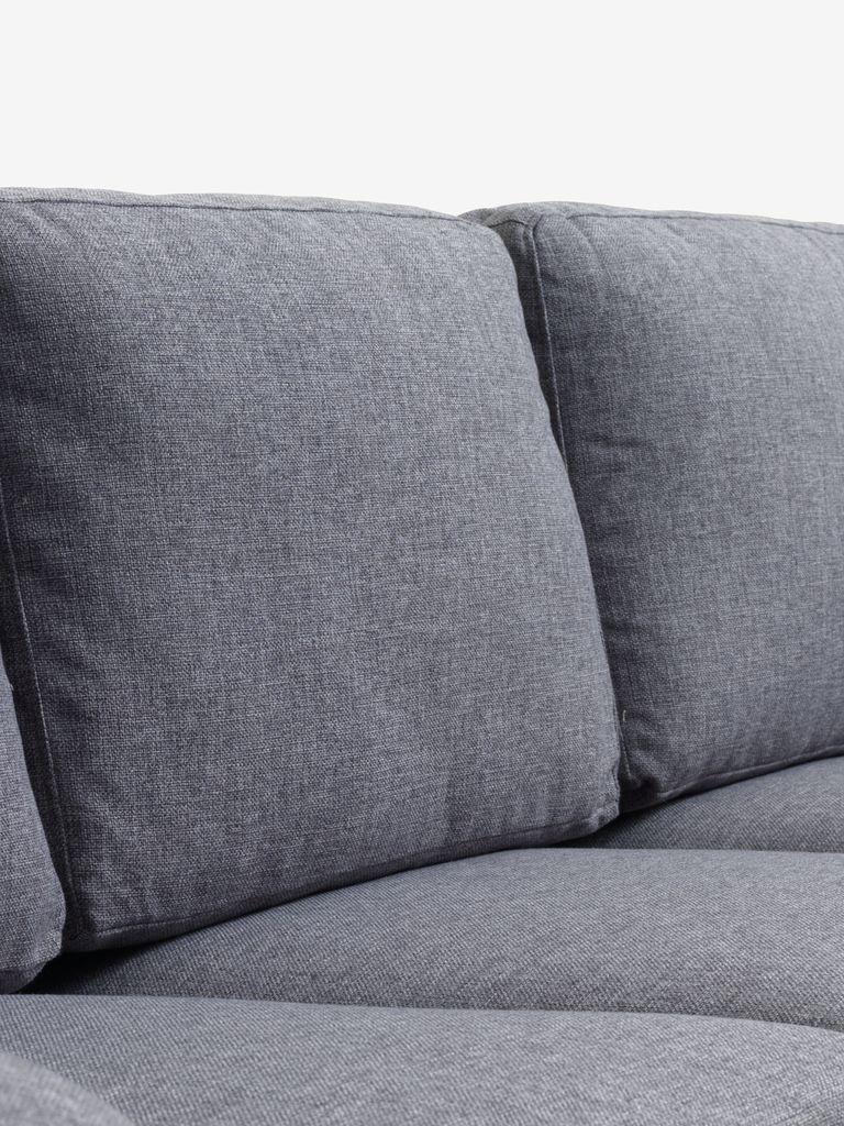 GEDVED Sofa z szezlongiem GEDVED szara