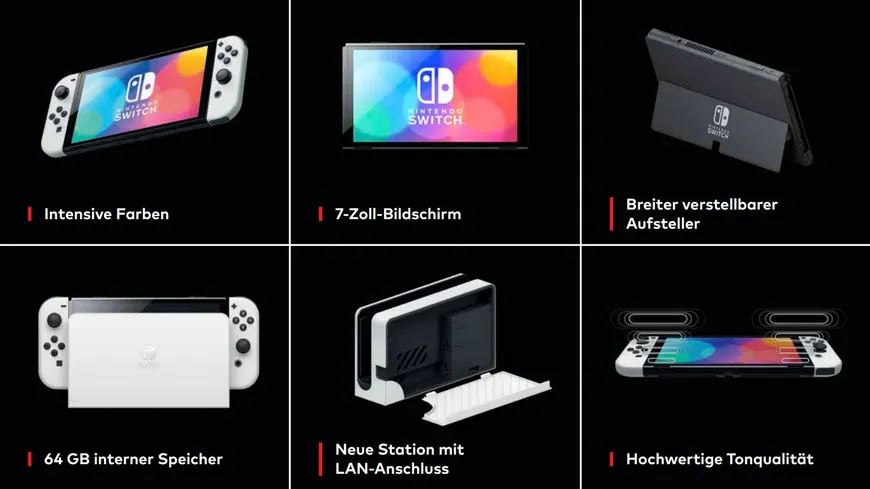 Nintendo Switch (OLED-Modell) Weiss