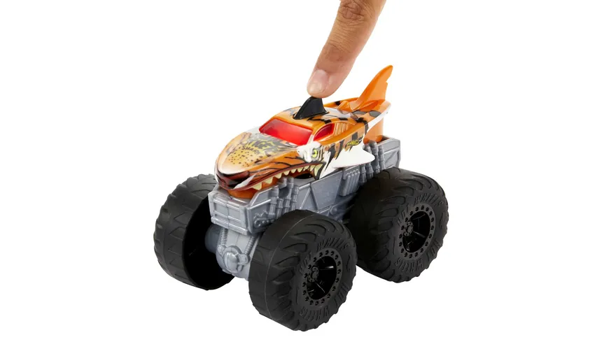 Hot Wheels Monster Trucks Roarin’ Wreckers Trucks mit Licht- und Geräuscheffekten, 1 Stück, sortiert